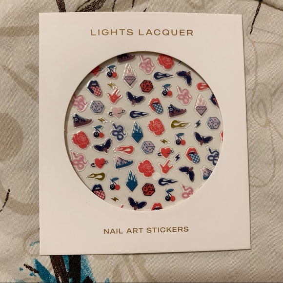 💜 Lights Lacquer Backstage Pass Nail Art Stickers - Picture 2 of 8